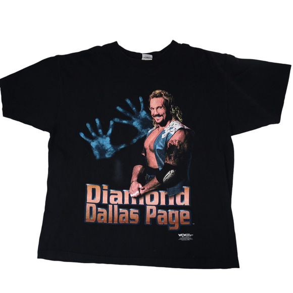 Vintage 90s WCW Diamond Dallas Page Wrestling Graphic T Shirt